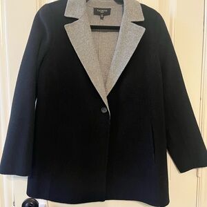 Talbots Women's Black and Gray Blazer
